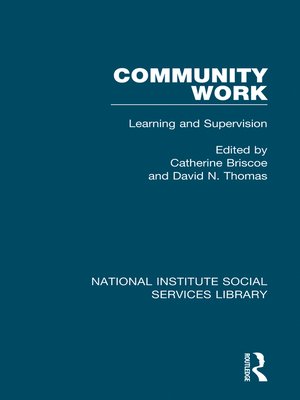 cover image of Community Work